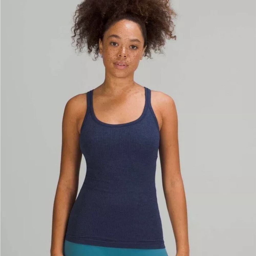 Lululemon Ebb to Street Tank Top - Women’s Size 6 - Night Sea Blue